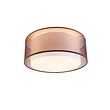 Mūsdienu-griestu-lampa-brūna-ar-baltu-50-cm-3-gaismas---Drum-Duo