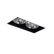 Foco-empotrado-moderno-negro-GU10-AR70-sin-marco-2-luces---Oneon