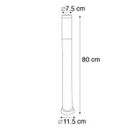 Antracit-szürke-oszloplámpa-80-cm-IP44-opál---Rox