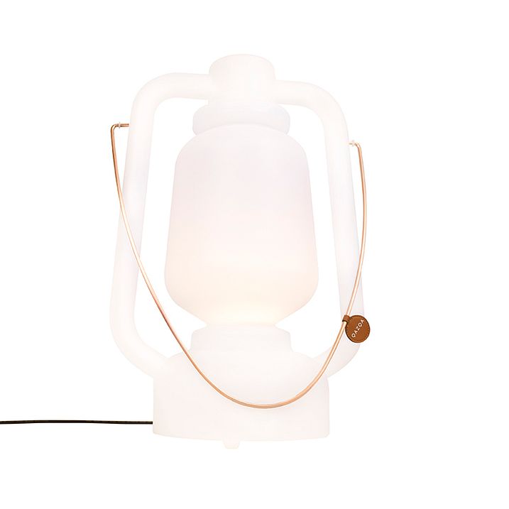 Stāvlampa balta 51 cm IP44 - Storm Large