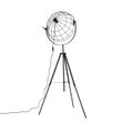 Candeeiro-de-pé-industrial-tripé-preto-50-cm-ajustável---Hanze