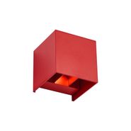 Moderne-Außenwandleuchte-Dunkelrot-inkl.-LED-IP54---Edwin
