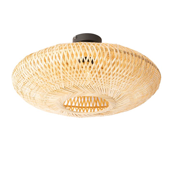 Plafoniera Smart in bambù 50 cm con Wifi G95 - Ostrava