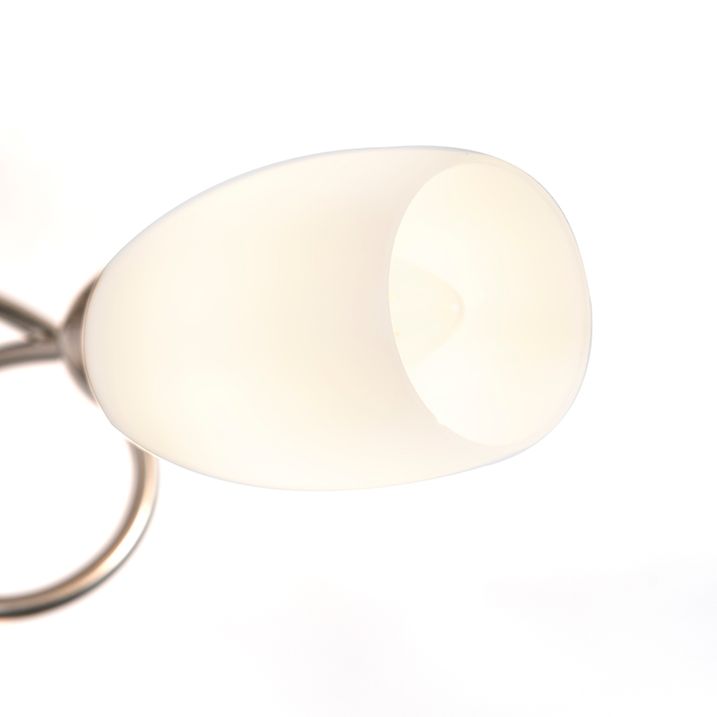 Klassieke plafondlamp staal 3-lichts - Fortress