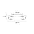 Plafonieră-de-design-albă-cu-lemn-60cm-incl.-LED-comutator-cu-3-căi---Ingo