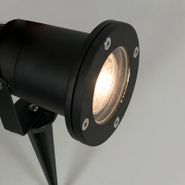 Set-di-3-faretti-a-picchetto-da-giardino-smart-neri-con-cavo-e-spina-200cm-IP65-con-Zigbee-GU10---Basic