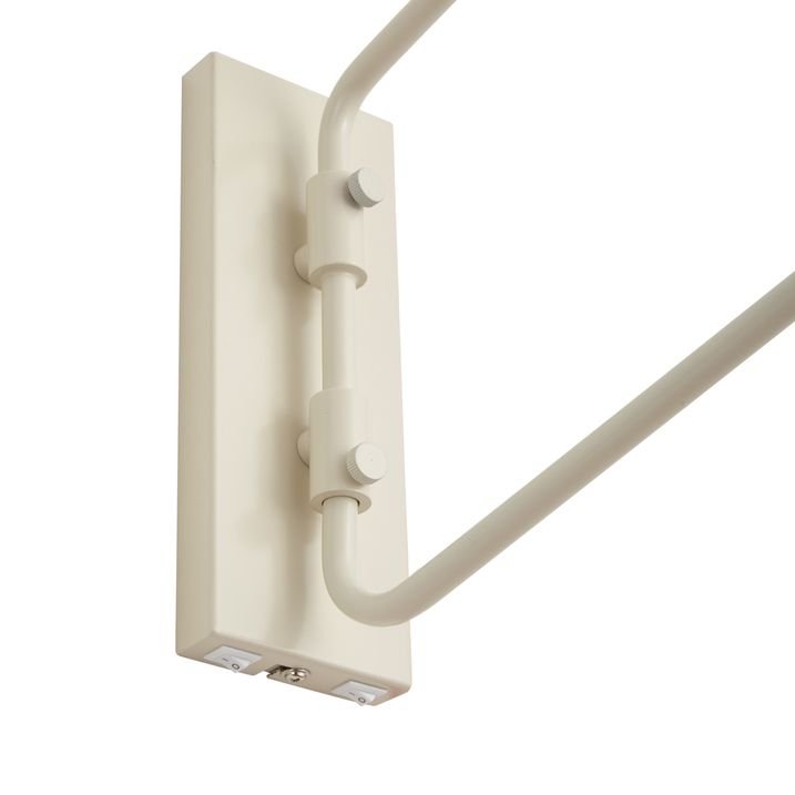 Scandinavische wandlamp beige 2-lichts - Sauf