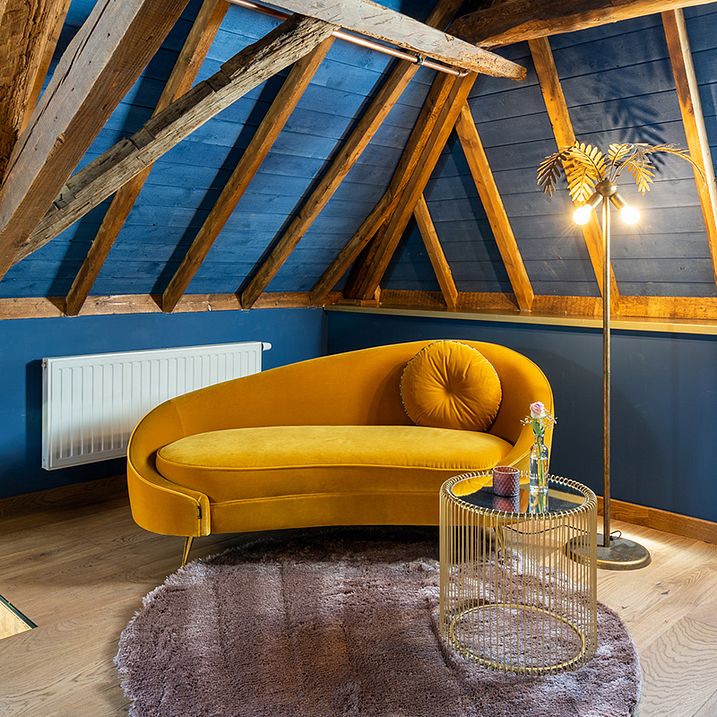 Vintage Stehleuchte gold 156 cm 2-Licht - Botanica