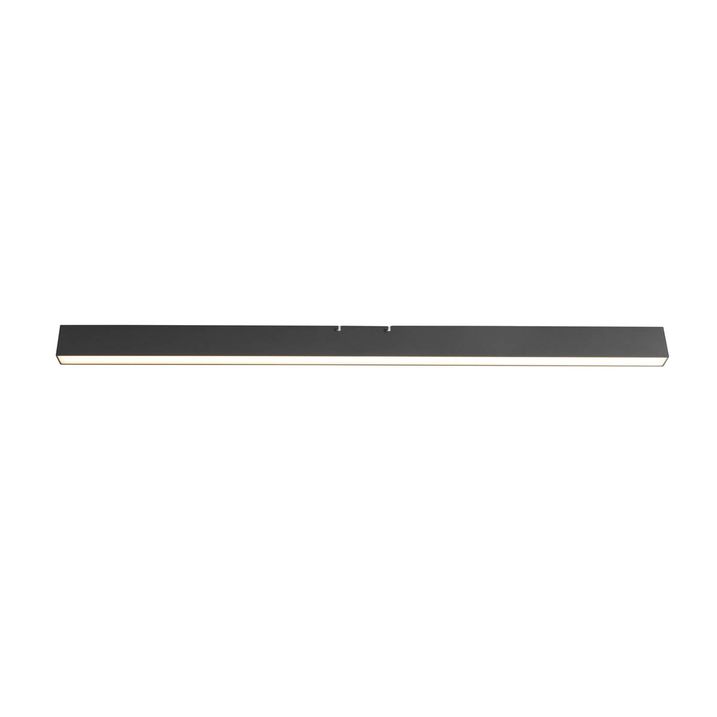 Plafonieră neagră incl. LED cu 3 trepte de intensitate reglabilă 2700-4000K cu comutator DIP - Keane