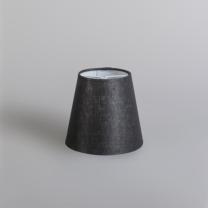 Lustr krémová s objímkou 12 cm černá - Giuseppe