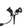 Moderni-puutarhavalaisin-musta-sis.-johdon-ja-pistokkeen-150cm-2-lamppuinen-IP65---Basic
