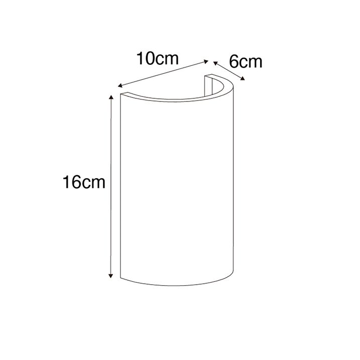 Modern White Wall Lamp with Wifi G9 - Colja Novo