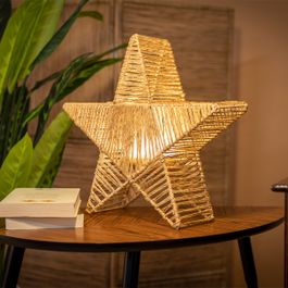 Weihnachts-Stehleuchte Braun 40cm inkl. LED IP54 Akku - Sisine