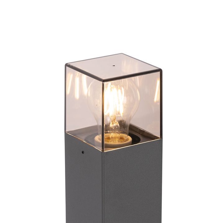 Chytrá stojací venkovní lampa antracitová 70 cm vč. Wifi P45 - Dánsko