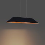 Lámpara-colgante-moderna-negra-con-interior-gris-con-LED-regulable-en-3-pasos---Dani
