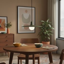 Retro hanglamp groen voor railsysteem 1-fase - Slimline Panzi