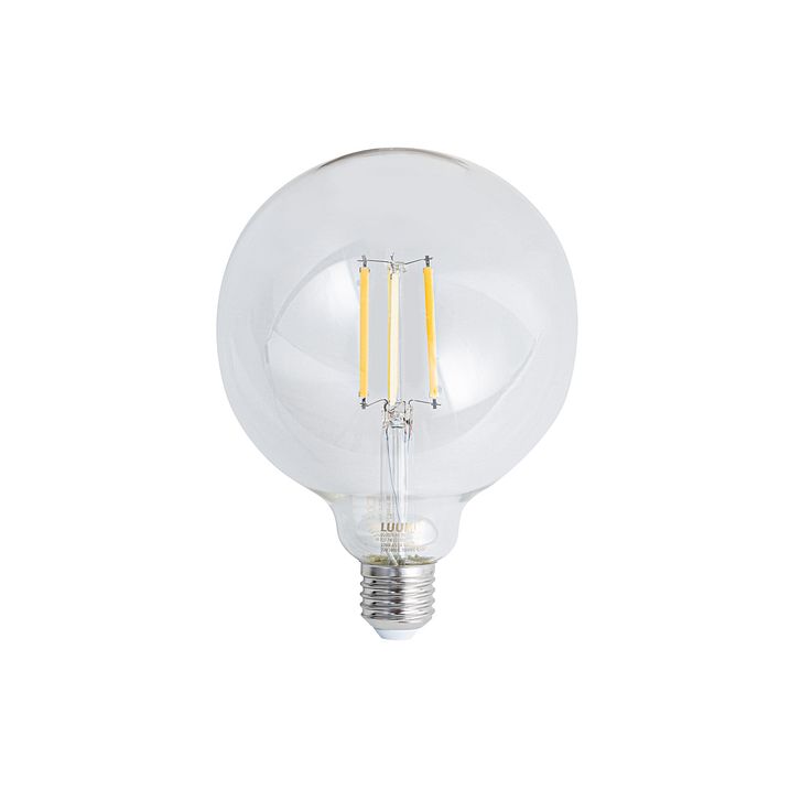 Komplekts 5 Gudras E27 Dimmējamas LED spuldzes G125 caurspīdīgas 7W 806lm 2700-6500K