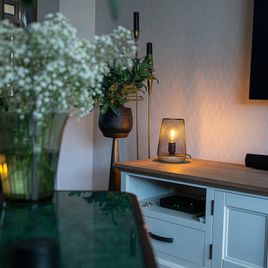 Design Table Lamp Black with Wood - Bosk