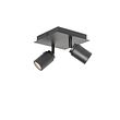 Smart-badeværelsesspotlight-sort-firkantet-IP44-inkl.-2-Wifi-GU10---Ducha