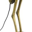 Vintage-stojací-lampa-mosazný-textilní-stínidlo-černé---Animal-Crane