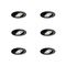 Set di 6 faretti da incasso neri 6,8 cm con LED 750 lm dimmerabili IP23 - Gaius