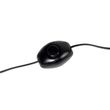 Gulvlampe-sort-med-taupe-og-gull-fløyels-skjerm-40-cm---Simplo