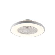 Ventilatore-da-soffitto-bianco-con-effetto-stella-60-cm-con-LED-dimmerabile-con-telecomando---Climo