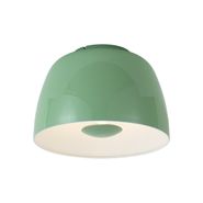 Retro-plafonska-lampa-zelena-sa-bijelom-unutrašnjošću---Vera