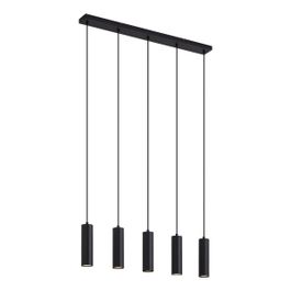 Moderne pendellampe sort 5-lys - Jeana