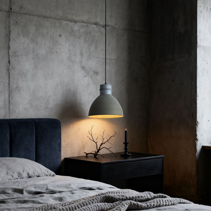 Country Style Pendant Lamp Grey - Dory