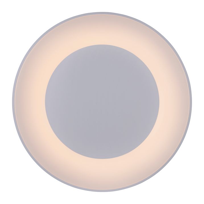 Plafoniera bianca incl. LED con telecomando - Meidan