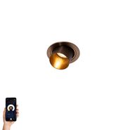 Foco-empotrable-inteligente-bronce-oscuro-redondo-inclinable-con-Wifi-GU10-50mm---Installa
