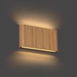 Skandinavische-Aussenwandleuchte-Holzprint-17,5-cm-inkl.-LED-IP65---Batt