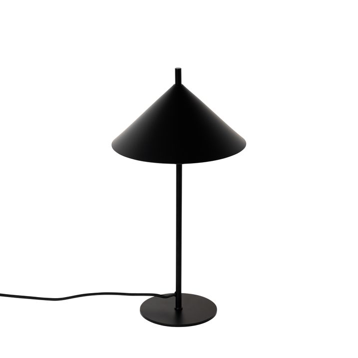 Dizaina galda lampa melna - Triangolo