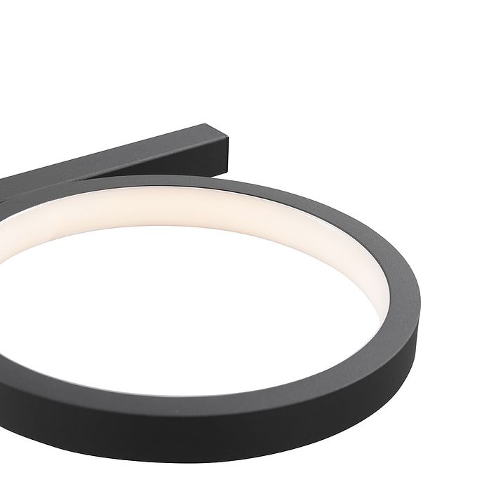 Modern pendellampa svart inkl LED 3-stegs dimbar 3-ljus - Vivé