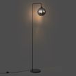 Art-Deco-podna-lampa-crna-sa-dimnim-staklom---Sandra