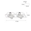 Rounded-Recessed-Spotlight-White-GU10-50mm-Rotatable-and-Tiltable-IP44-2-Lights---Alberto