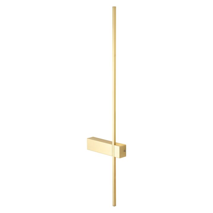 Modern Wall Lamp Brass 75cm Incl. LED IP44 - Dial