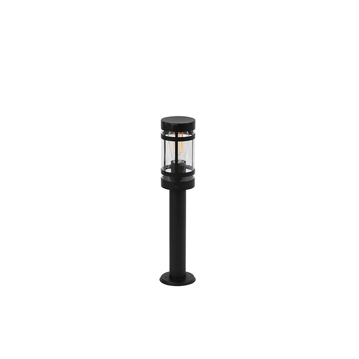 Lampă inteligentă de exterior neagră 50 cm IP44 cu Wi-Fi ST64 - Gleam