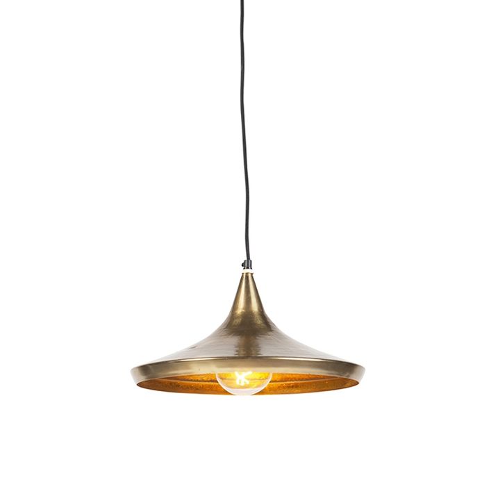 Vintage hanging lamp gold - Duke A