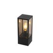 Āra-stāvlampa-melna-ar-dūmu-40-cm-IP44---Charlois