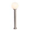 Lampada da esterno moderna in acciaio inox 100 cm con sfera in plastica IP44 - Sfera