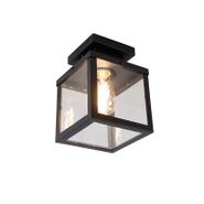 Industriel-smart-udendørs-loftslampe-sort-inkl.-ST64-Wifi---Rotterdam