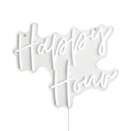 Neon-Wall-Lamp-White-incl.-LED---Happy-Hour