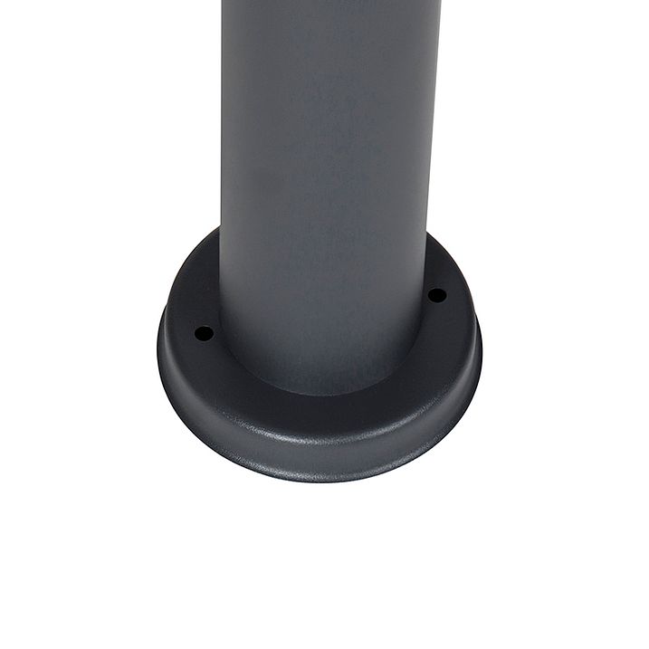 Buitenlamp paal antraciet met opaal 80 cm IP44 - Rox