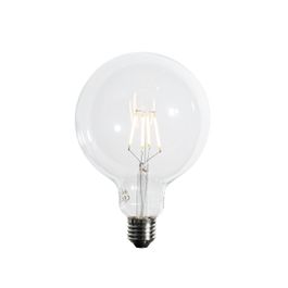 E27 Filament spirale LED me 3 hapa të zbehtë G125 4W 450lm 2700K