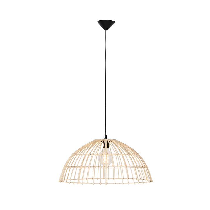 Rural hanging lamp rattan 55 cm - Magna