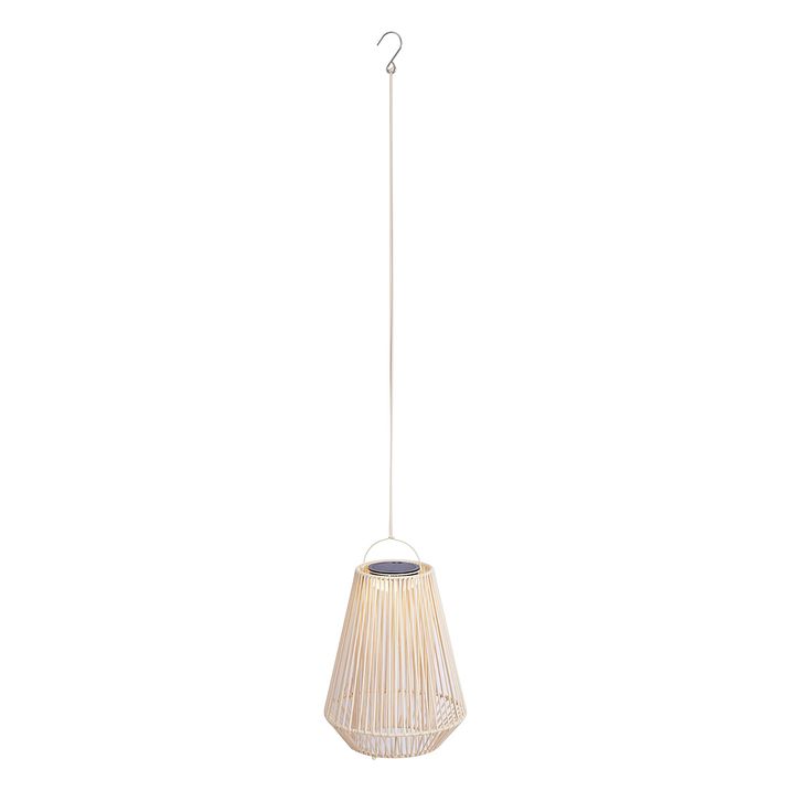 Bohemisk bordslampa beige inkl. LED 3-stegs dimbar IP54 solcellsladdningsbar - Duca