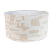Stoffen-lampenkap-wit-met-beige-gestreept-50/50/25