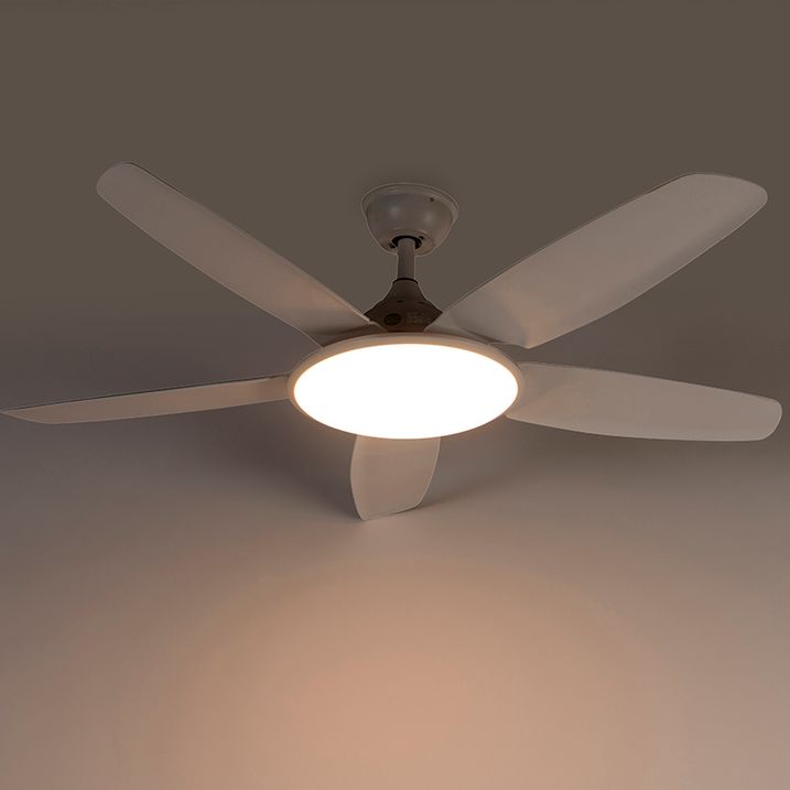 Stropní ventilátor bílý 130 cm vč. LED stmívatelný s dálkovým ovládáním - Vifte